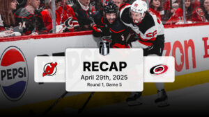 Sebastian Aho's Double OT Goal Lifts Hurricanes Past Devils in Game 5 Thriller