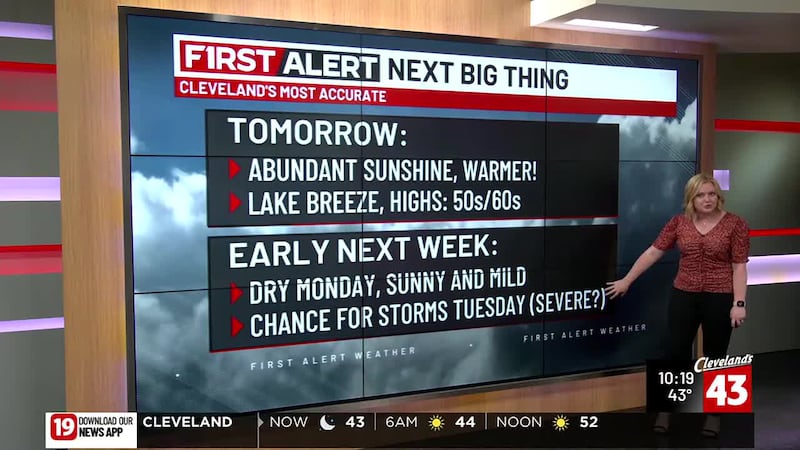 Severe Thunderstorm Watch Issued for Northeast Ohio with 60 MPH Wind Gusts Expected