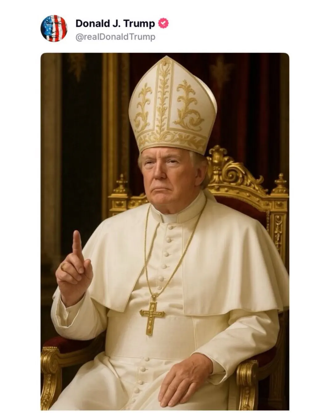 Donald Trump Shares AI-Generated Image
